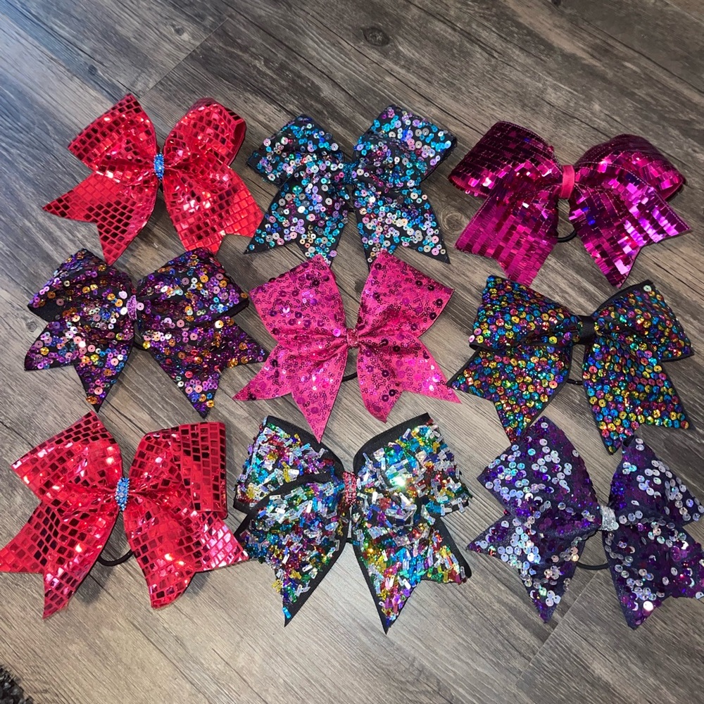 Glitter bows bundle